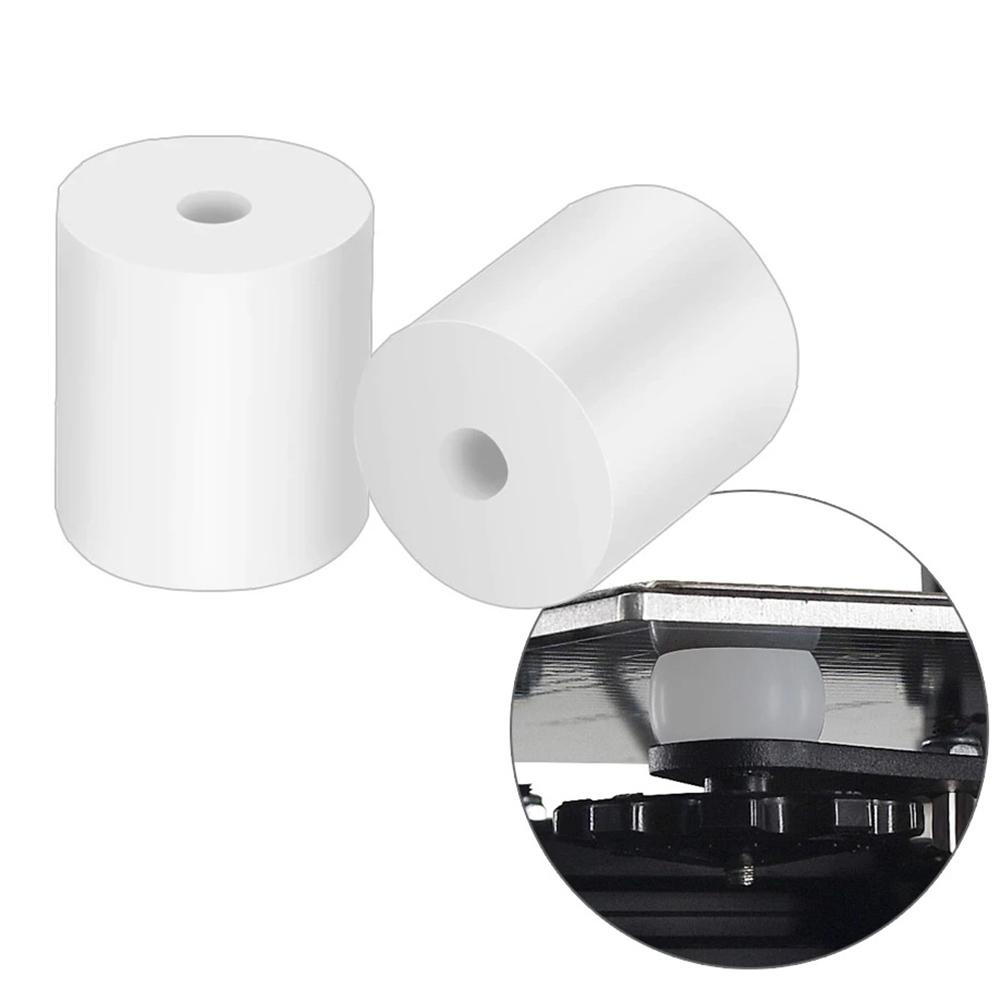 Agustin Solid Spacer Silikon Tahan Lama Aksesoris Printer 3D Bagian Printer 3D Untuk CR-10 CR10S Hot Bed Leveling Column