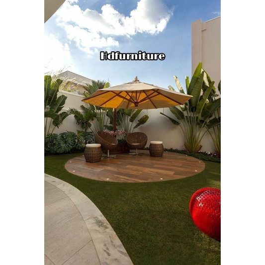 Kain payung sr,kain atap meja payung,kain payung taman,payung taman,payung jati,payung cafe,payung p