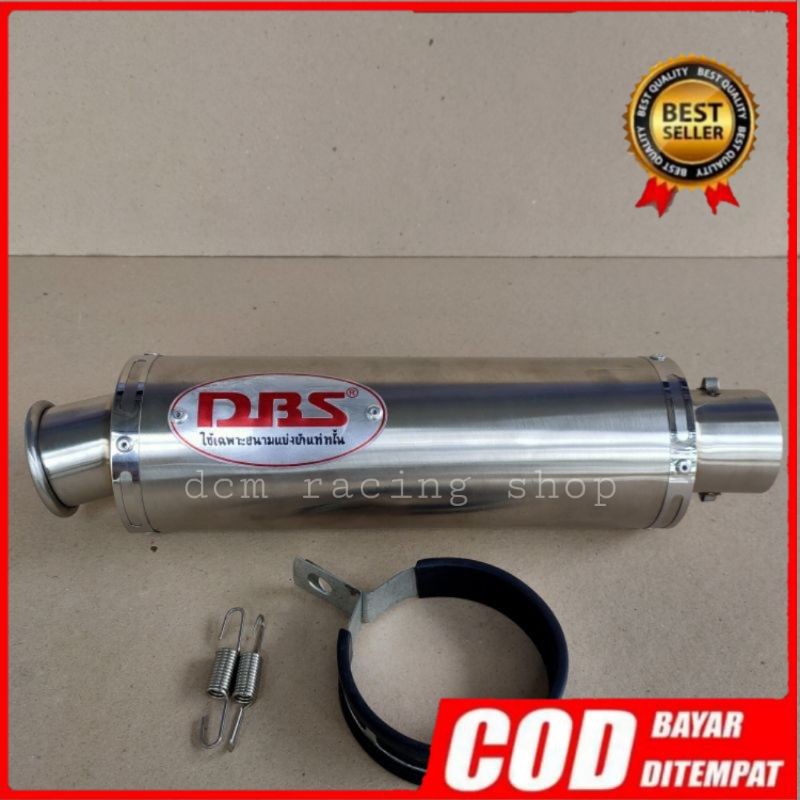 TERMURAH KNALPOT RACING DBS TITAN SILINCER ONLY. KNALPOT RACING DBS TITAN SILINCER SAJA. KNALPOT DBS