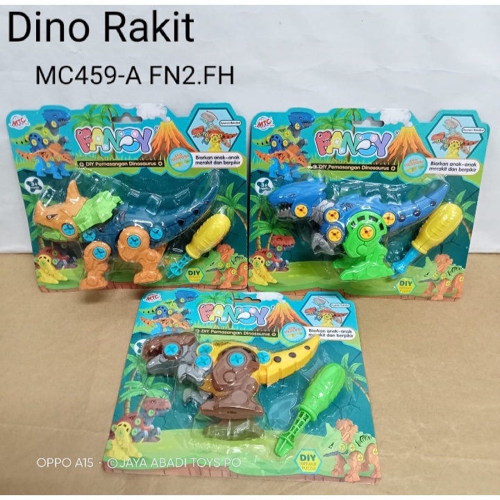 MC 459-A Mainan Robot Dinosaurus Rakit Ukuran Tanggung MC459-A