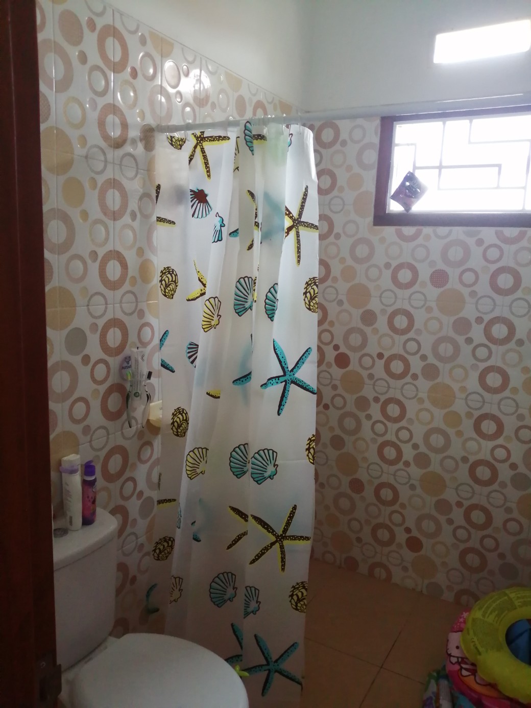 Paket Tiang Tirai + Tirai Kamar Mandi Promo