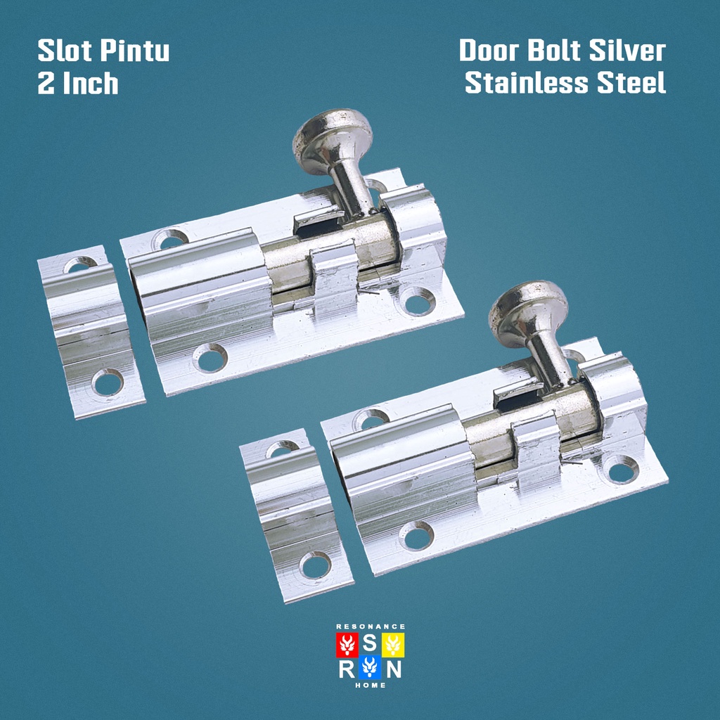 Slot Pintu / Jendela Plat Tebal Grendel 2 Inch Resonance Home