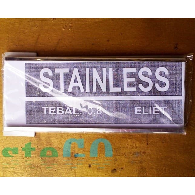 Unik Tempat  Rumah Plat Nomor Stainless Tebal Anti Karat Anti Penyok Diskon