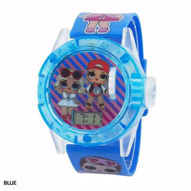 Jam Tangan Anak&quot; Laser Lol Strap Rubber (Dikirim Dari Jakarta Pusat)