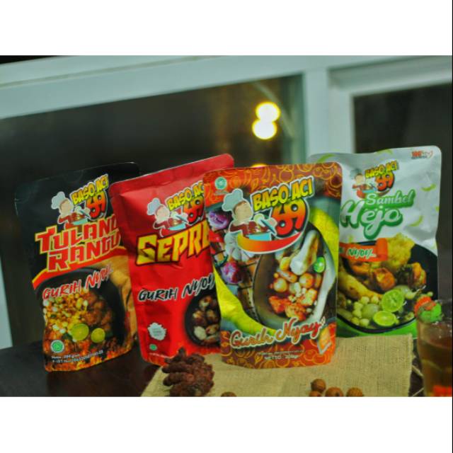 

Baso aci 69 tulangrangu original sambel mercon sambel hejo