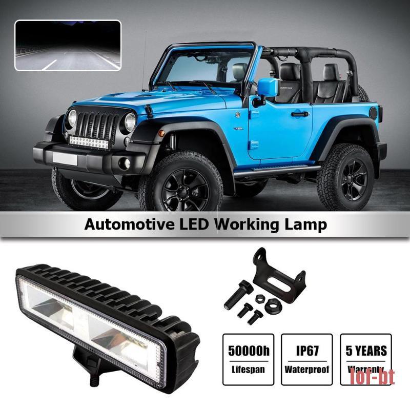 [lof-auto] 16LED Work Light Bar 48W 6000K Waterproof Car Spot Beam Fog Driving Lamp