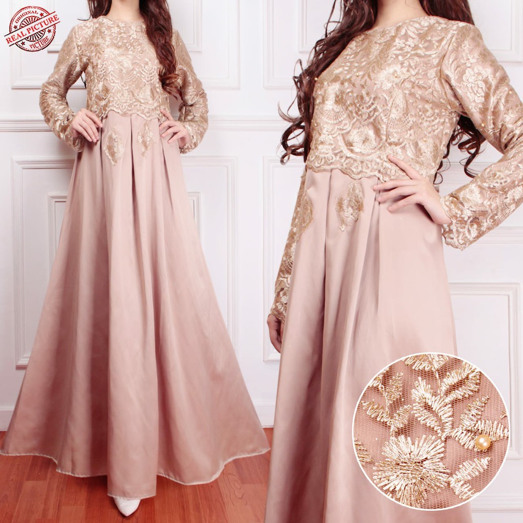 HOPYLOVY - Gamis Maxi Dress Arabia