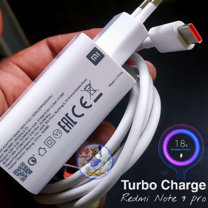 Bagus Dipakai.. Charger Xiaomi Redmi Note 8 pro | Note 9 | Note 9 pro Original Asli Bawaan Hp