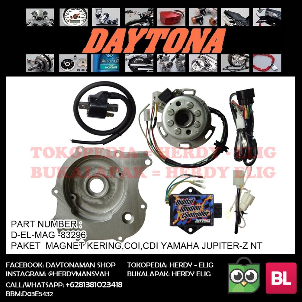 PAKET MAGNET RACING JUPITER Z DAYTONA JAPAN  bac 18783