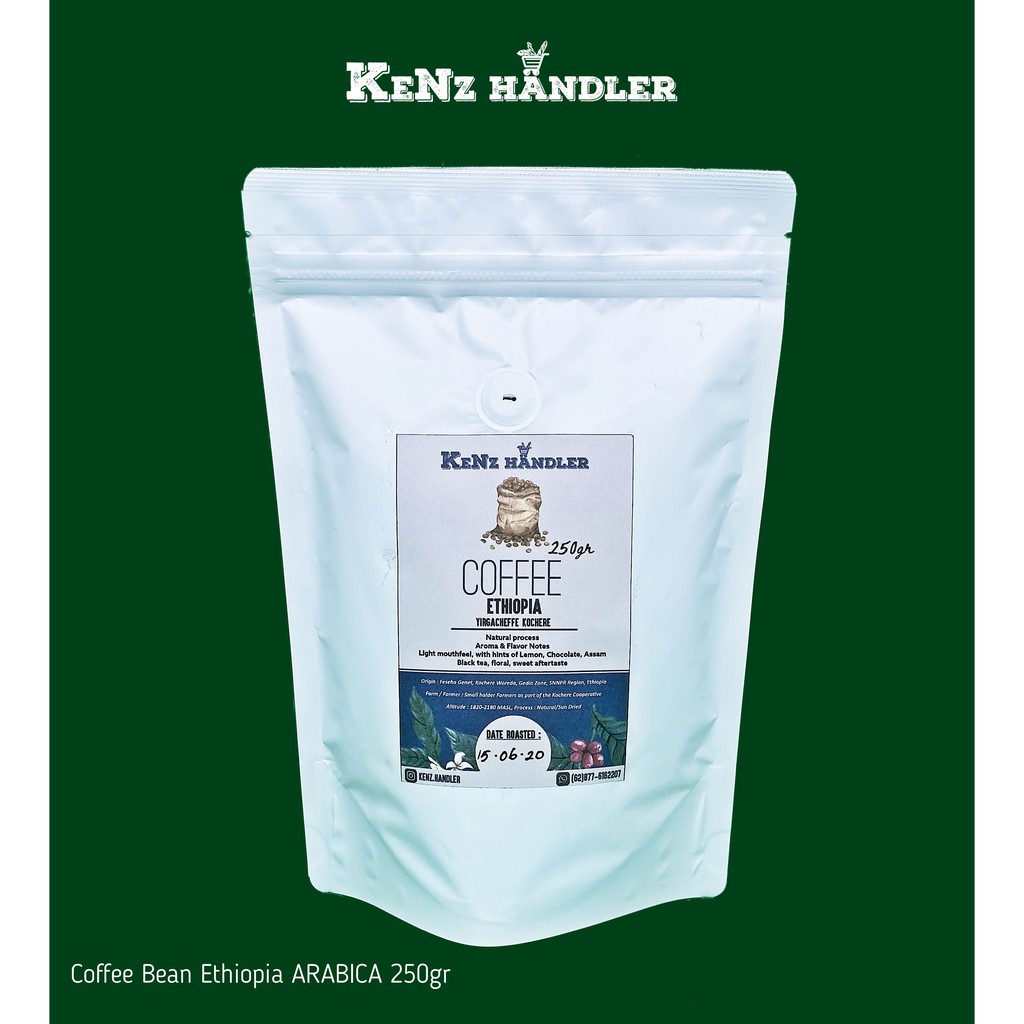 

COFFEE BEAN ETHIOPIA YIRGA KeNz Händler 250 gr