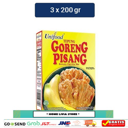 

Unifood Tepung Goreng Pisang Dus 200 gr x 3 pcs