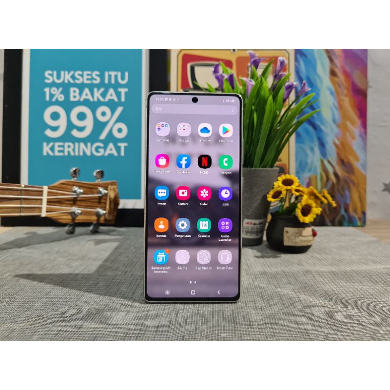 SAMSUNG S10 LITE WHITE RAM 8/128GB DUALSUM SEIN NO MINUS