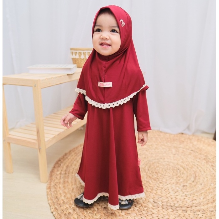 HONEYBLOSSOM gamis bayi alesha kekinian / gamis bayi perempuan 06 bulan