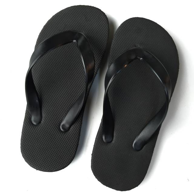 Sandal Jepit Anak | Sendal Jepit Polos Anak warna hitam