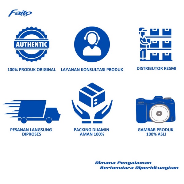 FAITO Main Jet Karburator Revo Blade Supra X 125 Karisma 70 UP TO 85-3