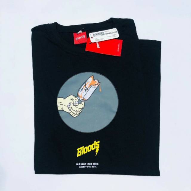 COD KAOS DIATRO PAKAIAN PRIA BLOODS ORIGINAL PRODUK BAJU MURAH BM ORI