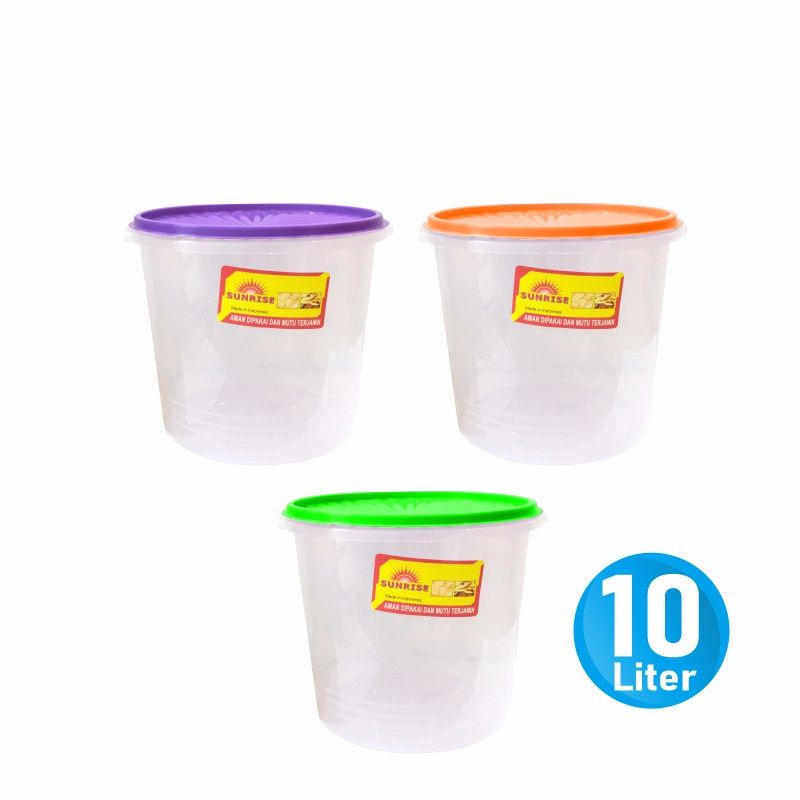 Toples Kerupuk 10L/Toples plastik 10 liter