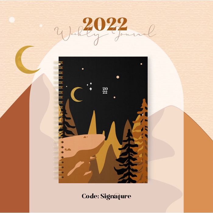 

(BISA COD) 2022 Weekly Journal Agenda - Signature, No Personalised