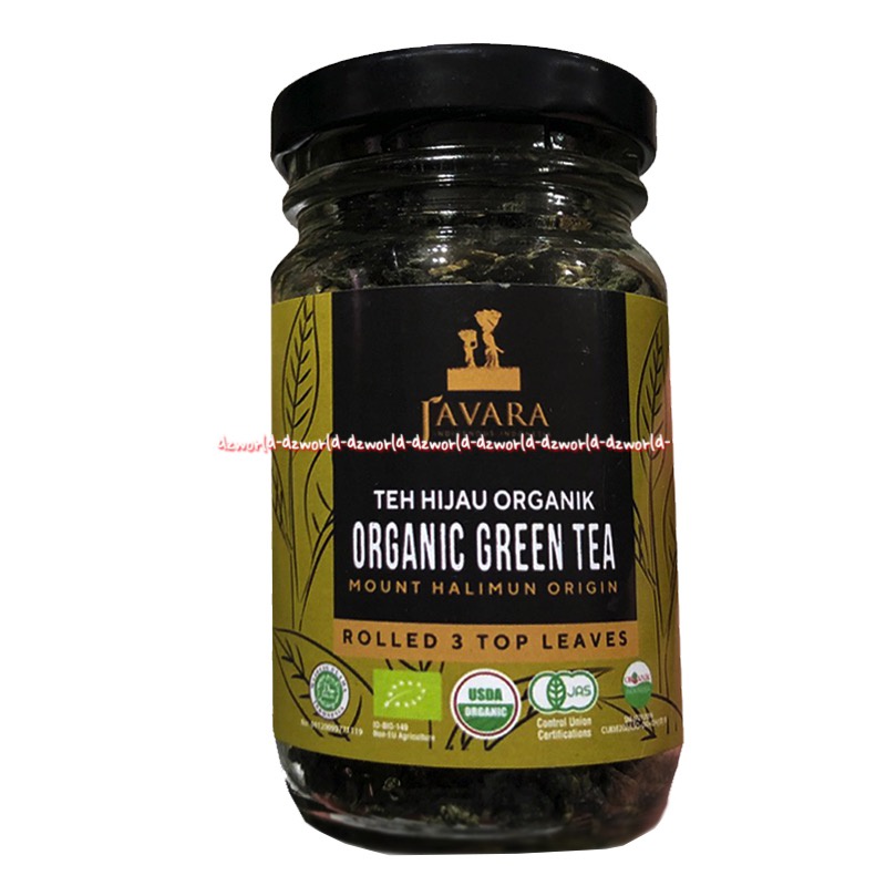 Javara Teh Hijau Teh Oolong Organik Organic Oolong Tea Green Tea Mount Jafara Kemasan Botol Kaca