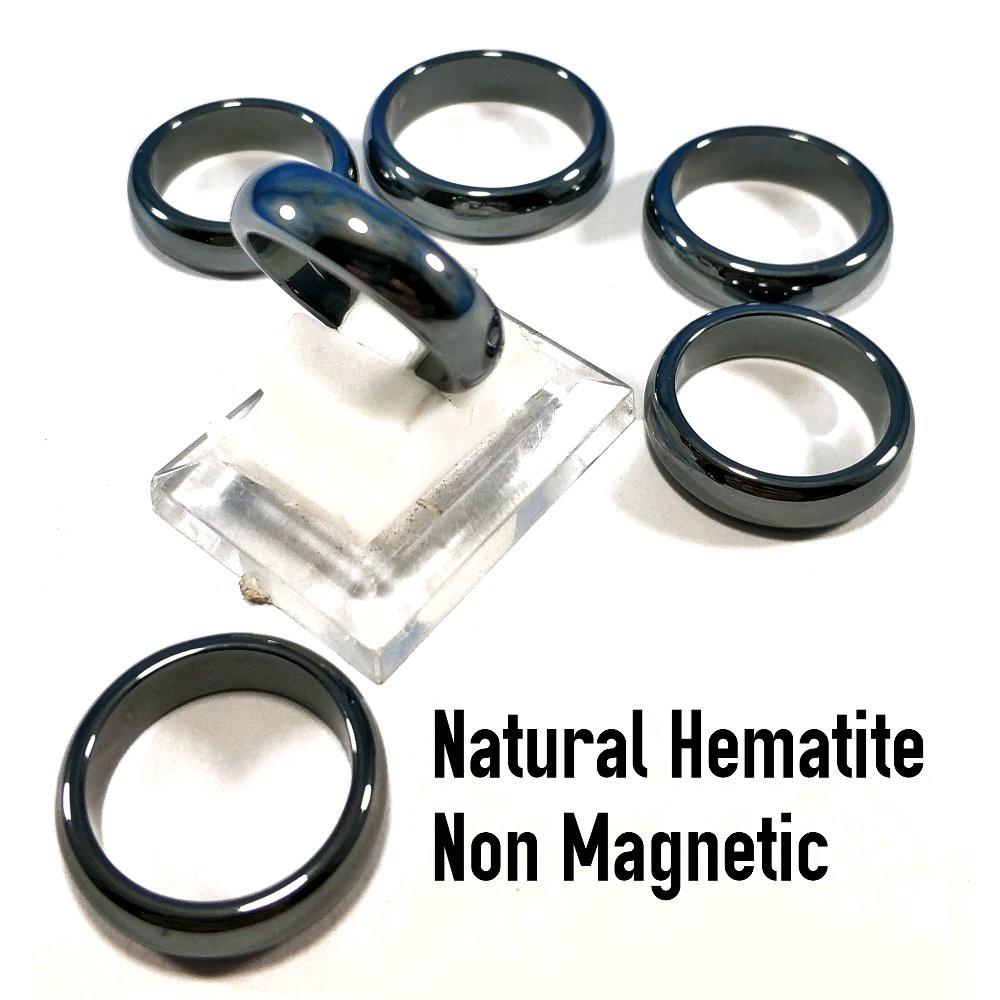 CINCIN NATURAL HEMATITE NON MAGNETIC