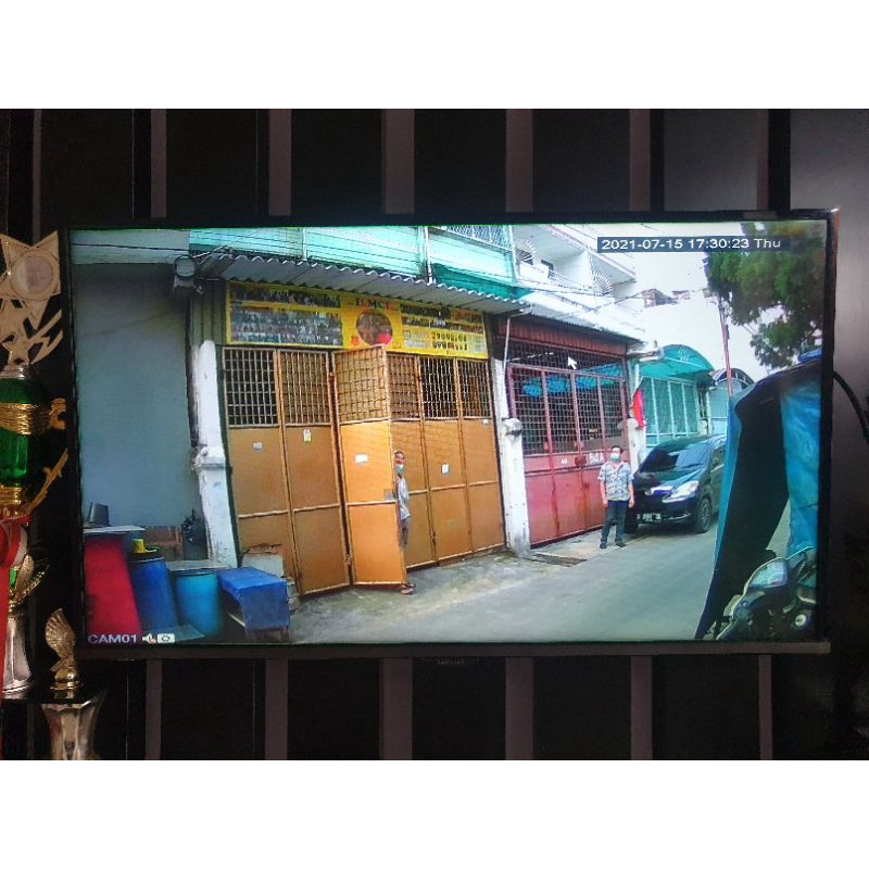 paket cctv 4 channel 4 kamera lensa 5mp 1080p full ahd ic sony lengkap siap pasang (2ind  2out)