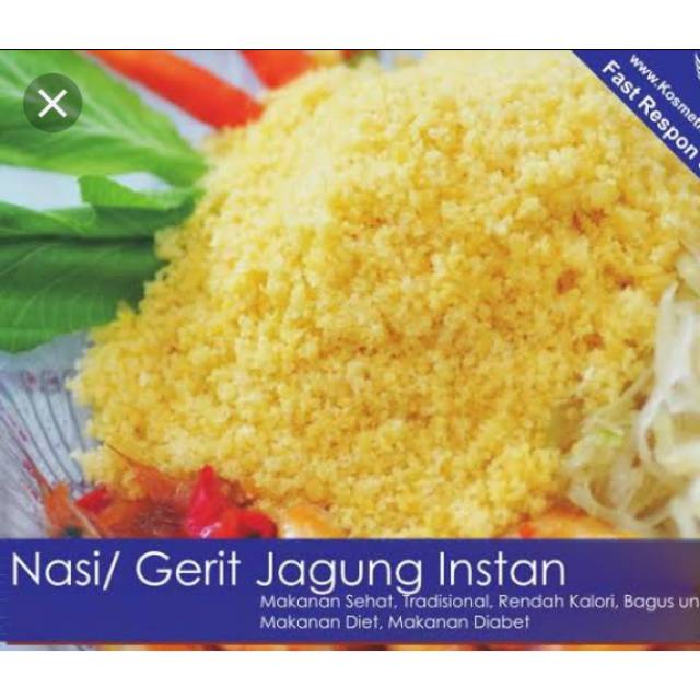 

beras jagung matang / sego jagung instan siap makan Empok - Nasi Gerit pengganti nasi 1000gr