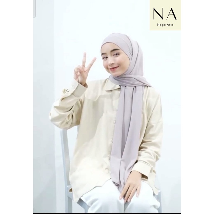 Pashmina Malaysia Pashmina Instan Ceruty Super trendy anak muda zaman sekarang anak muda muslim gaul