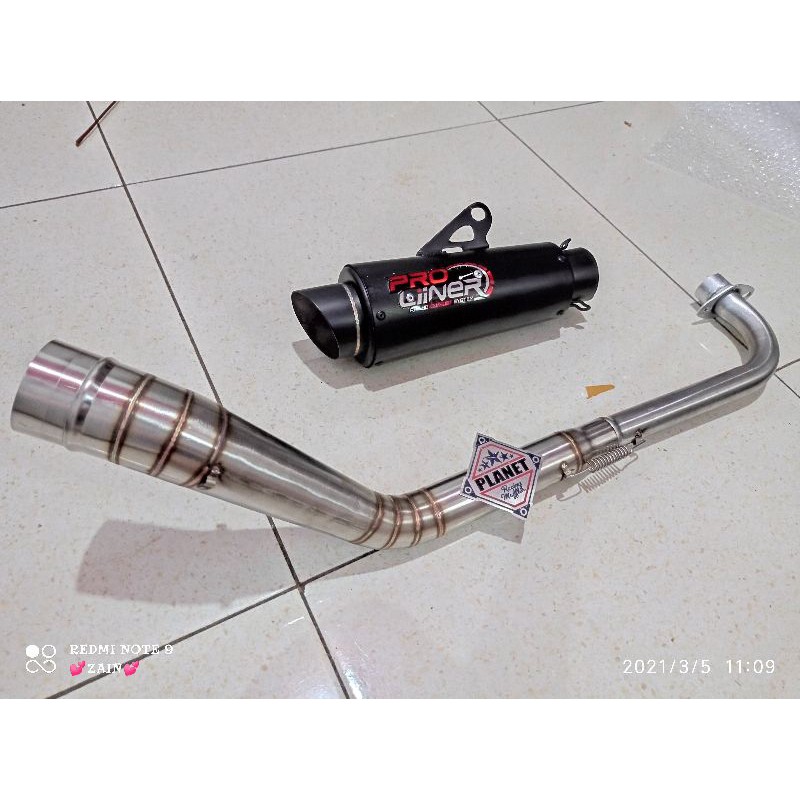 KNALPOT SUPRA 125 KNALPOT RACING SUPRA 125 PRO LINER