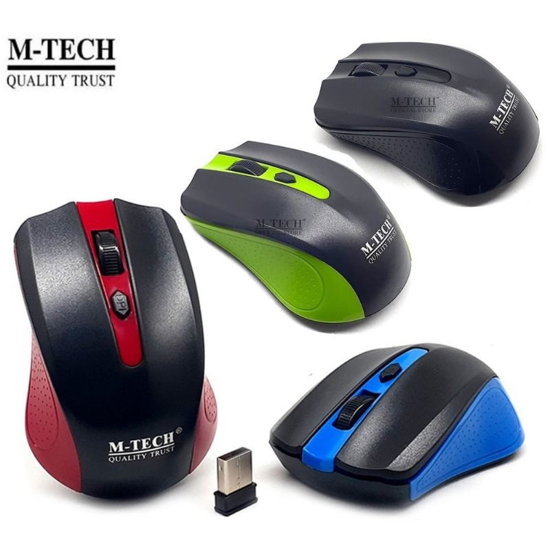 Mouse Wireless / Mouse USB M-TECH ORIGINAL Quality Trust SY-6005 For PC &amp; Laptop Receiver USB