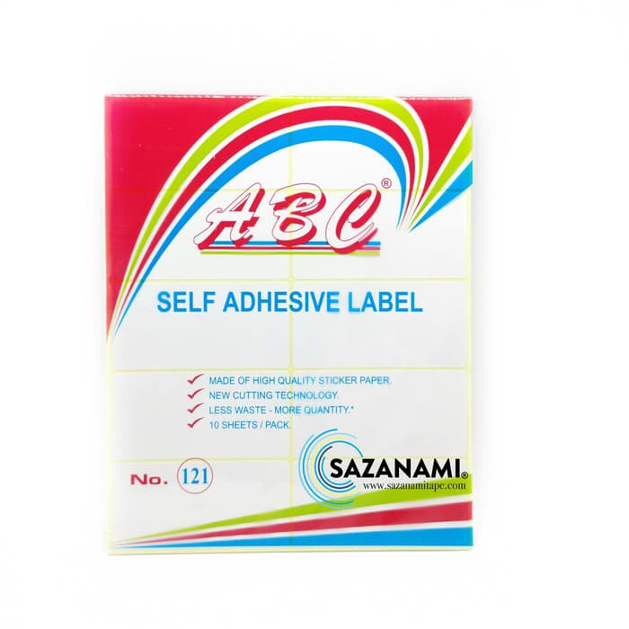 Abc Label 121 Stiker Label Self Adhesive Label Label Undangan