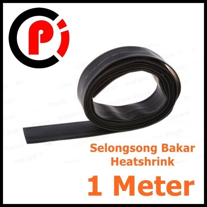 Heatshrink 50mm Selang Bakar 1Meter 1M Selongsong Ciut Bungkus Kabel