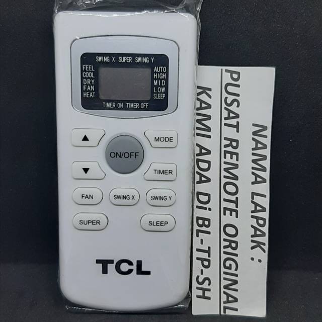 REMOTE REMOT AC TCL SUPER TERBARU ORIGINAL ASLI