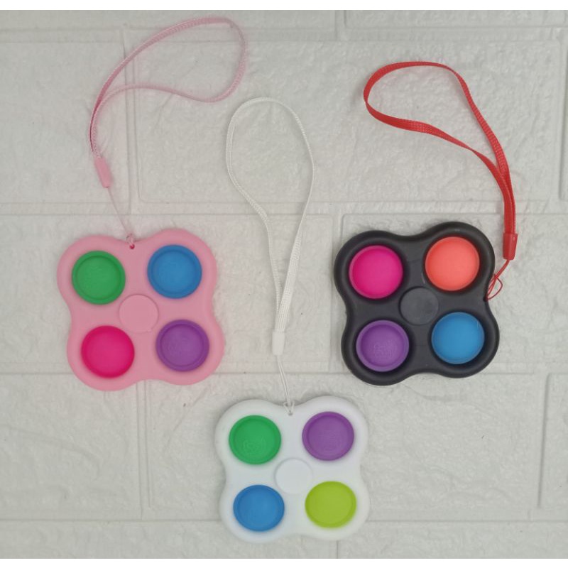 VIRAL!!! POP IT SPINNER RAINBOW PLASTIK-Spinner 4