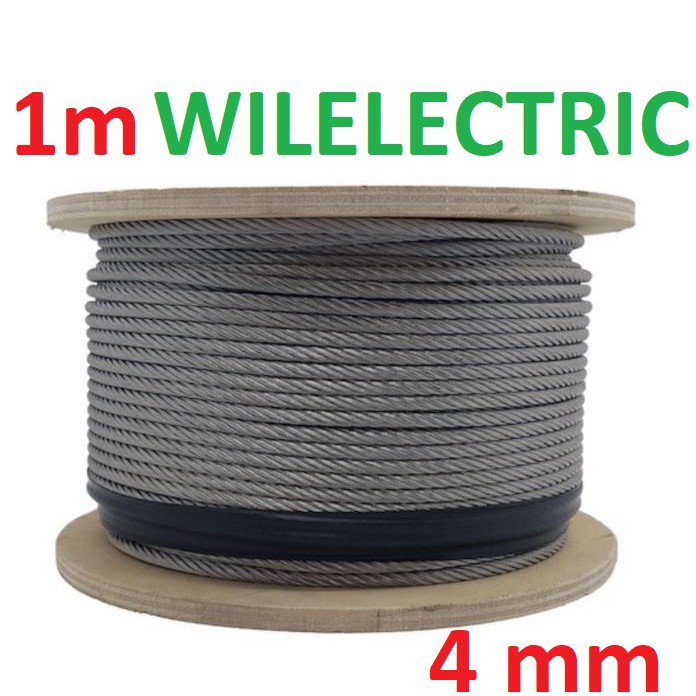 Kawat seling 4 mm 4mm Kabel Seling / Steel Wire Rope / Kawat galvanis