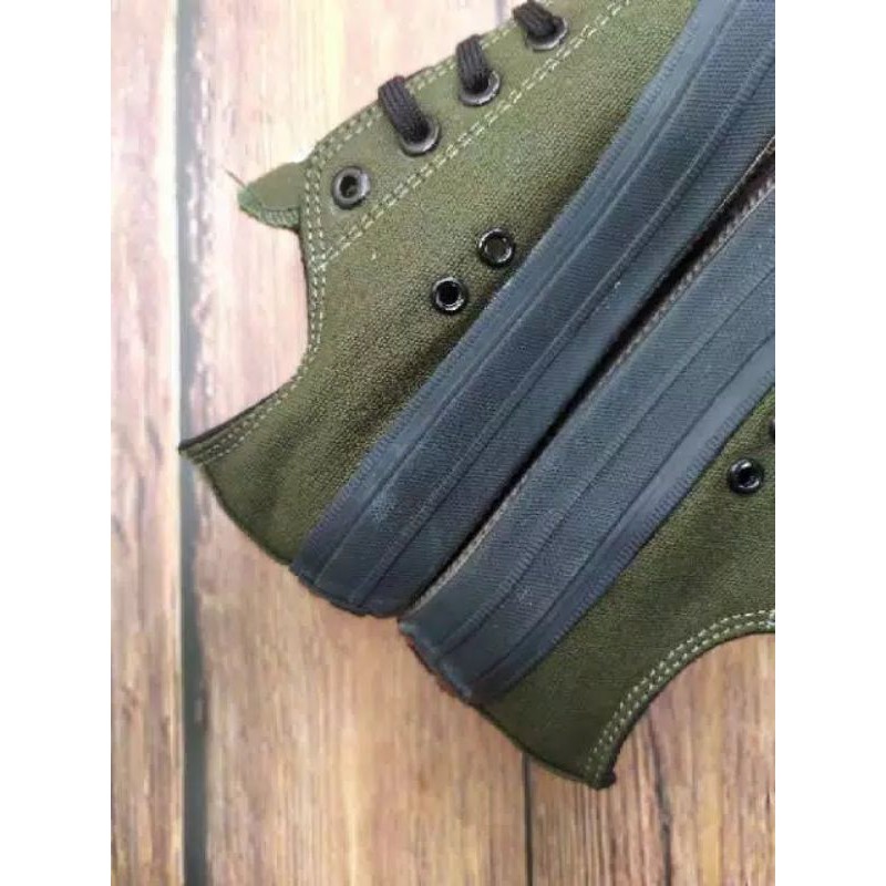 SEPATU CONVERSE BLACK ARMY CHUCK TAYLOR MADE IN VIETNAM