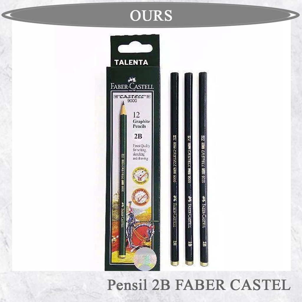 

PENSIL 2B FABER CASTEL- DI RANCANG UNTUK MENGERJAKAN UJIAN