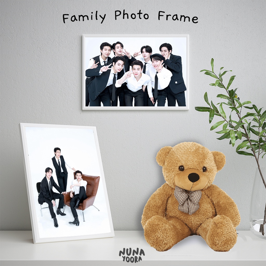 AESTHETIC BTS FAMILY PHOTO FRAME