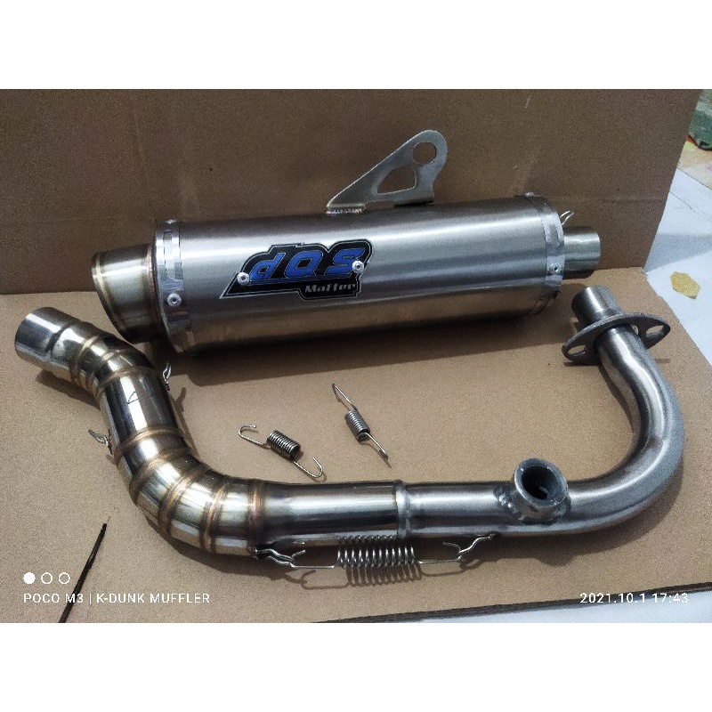 Knalpot DOS FFA Vespa matic sprint lx iget primavera sprint 3v piagio vespa s125 vespa s150