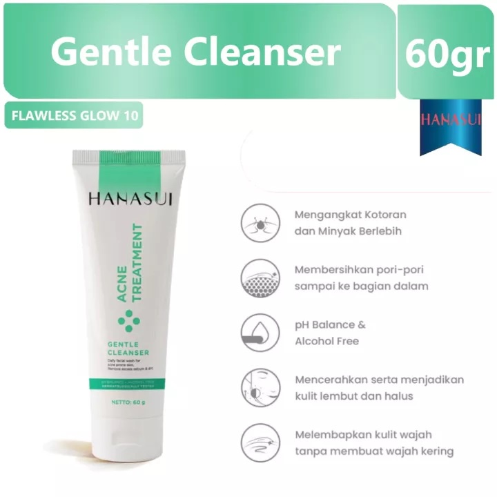 Hanasui Acne Treatment Gentle Cleanser Pembersih Wajah GIRLSNEED77