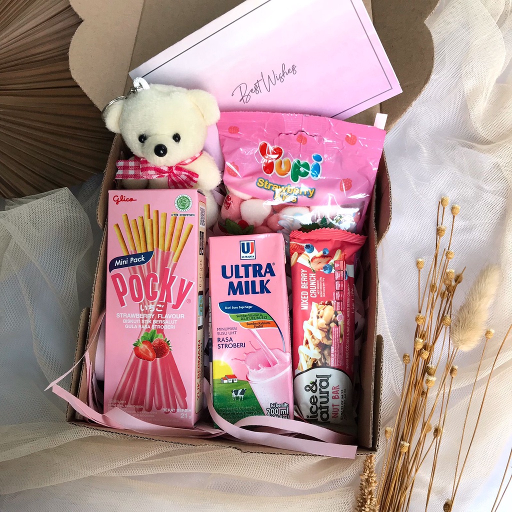 

Gift Box Kado Hadiah Hampers Ulang Tahun Birthday Anniversary Untuk Cewek Series Celosia Premium Termurah