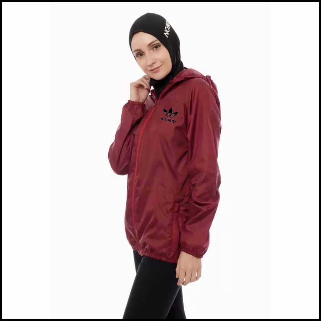 Jaket Olahraga Pria Wanita Jaket Parasut Sepeda Lari Running Original Windbreaker