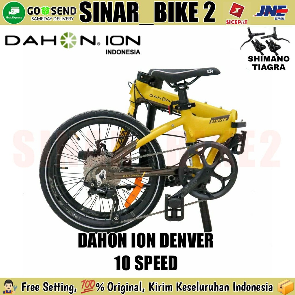 Sepeda Lipat 20 DAHON ION DENVER 10 Speed Shimano Tiagra