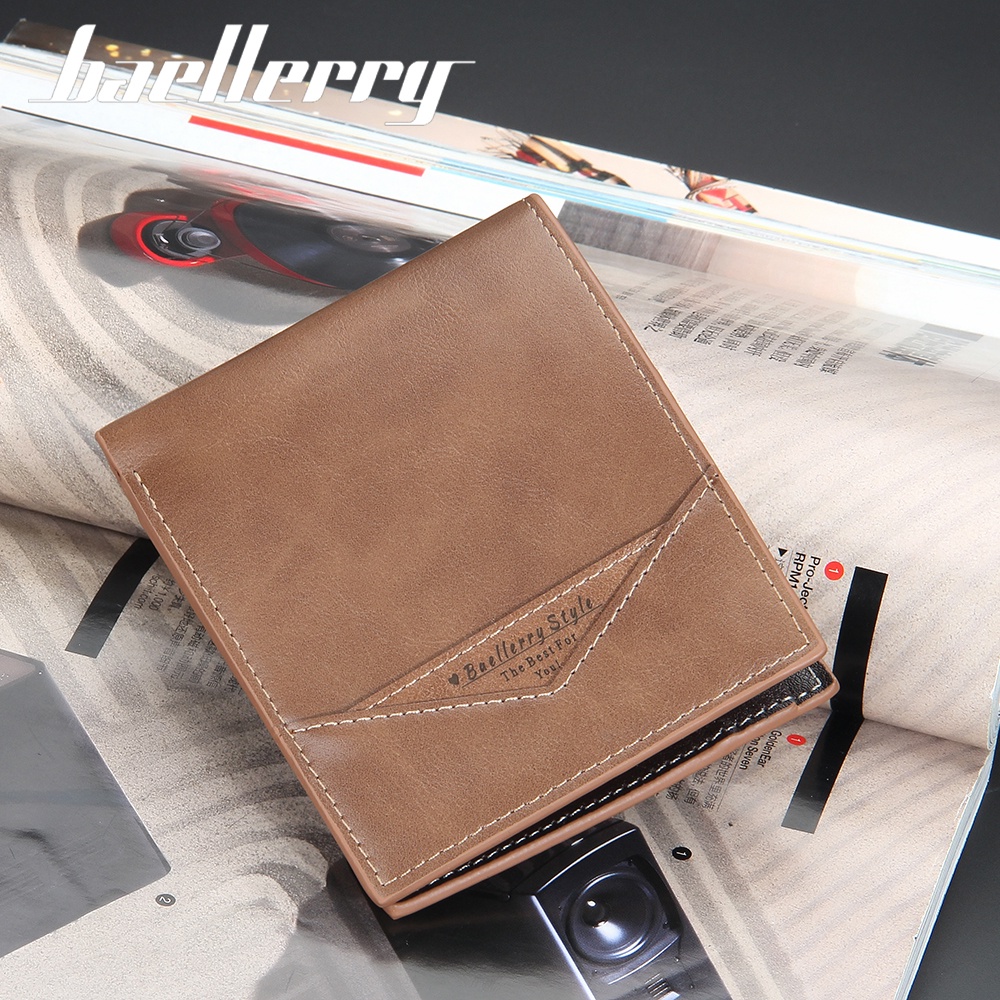 BAELLERRY DR072 Dompet Pria Bahan Kulit PU Leather Premium WATCHKITE WKOS