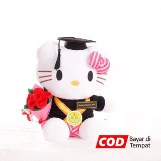 Boneka Wisuda  Hello  Kitty  Duduk 30cm Shopee Indonesia Boneka Wisuda  Hello  Kitty  Duduk 30cm Shopee Indonesia