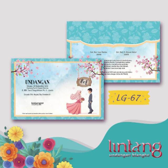Undangan pernikahan lintang 67