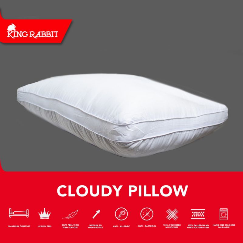 BANTAL TIDUR PILLOW CLOUDY KING RABBIT