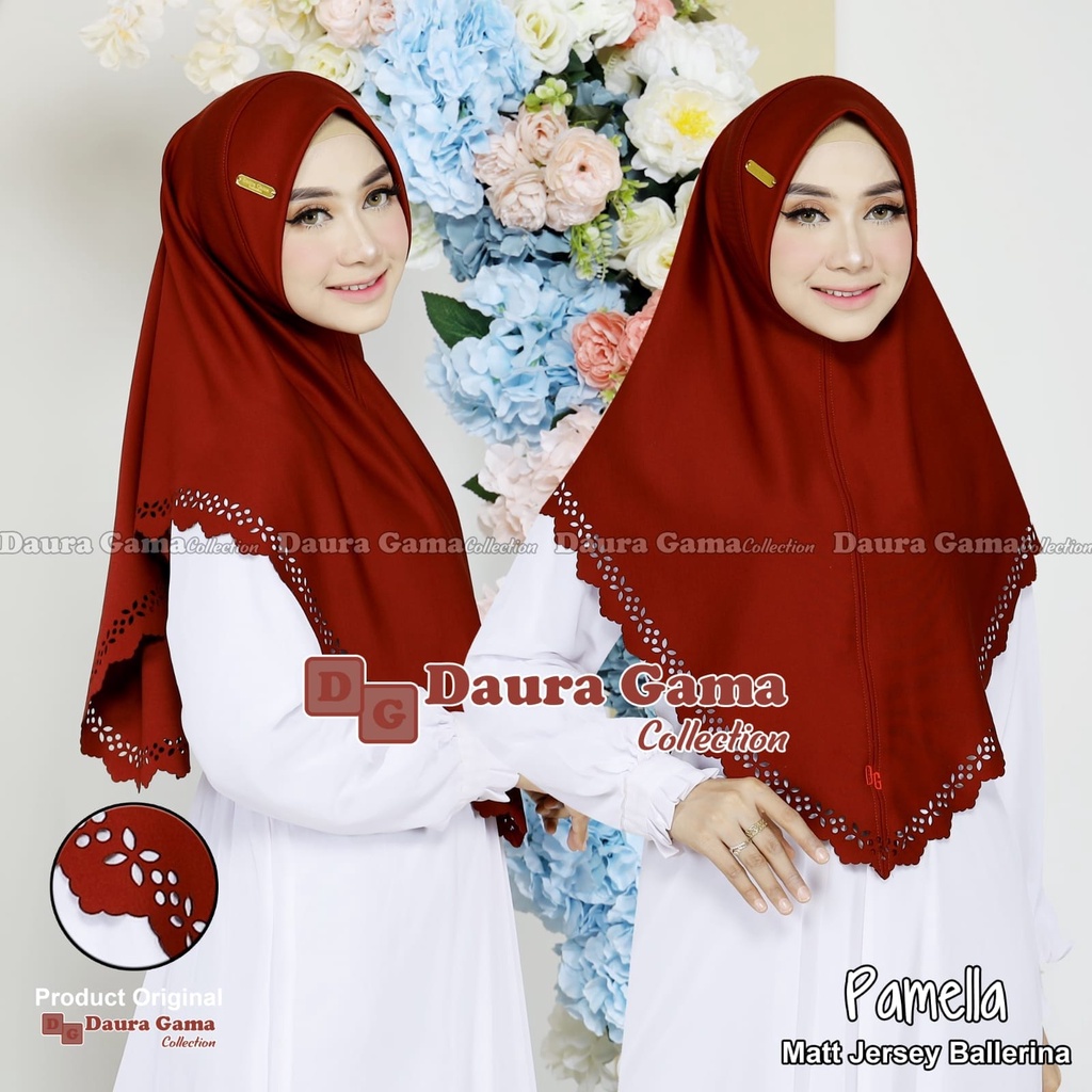 Jilbab Instan Pamela Laser Cutting By Daura gama