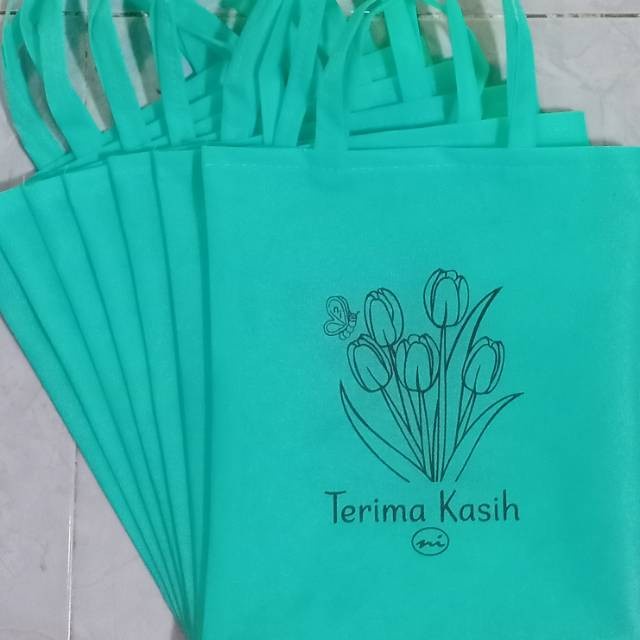 

PROMO Tas souvenir Uk 25x30 Tas Hajatan / Tas Spunbond / Goodie Bag Murah - Tosca tua, 25x30