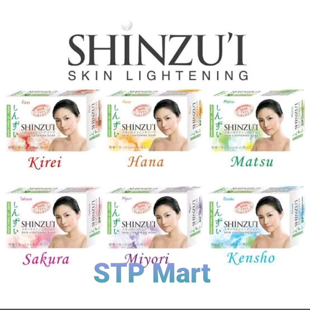 SHINZUI SKIN LIGHTENING SOAP 80GR // SABUN BATANG SHINZU'I // SHINZUI SABUN BATANG