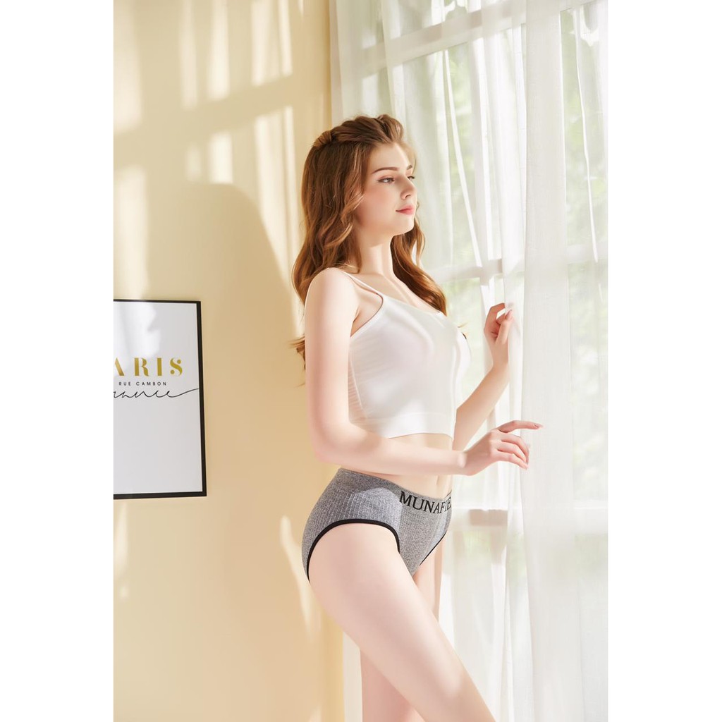 INDOMINI Celana Dalam Munafie Pakaian Wanita Seamless Underwear CD Perempuan Import Murah B032